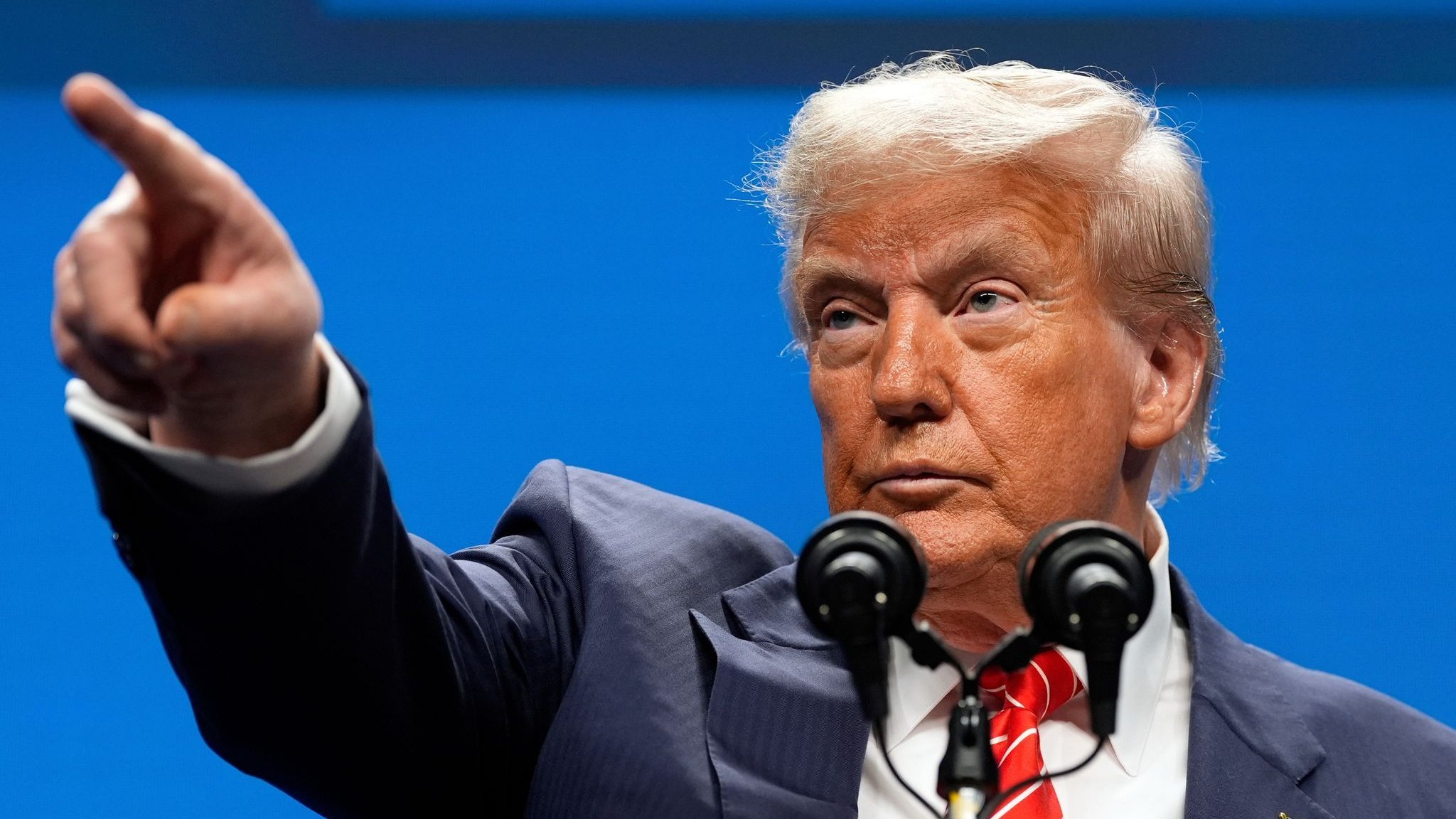 Trump announces naval blockade of Iranian ports