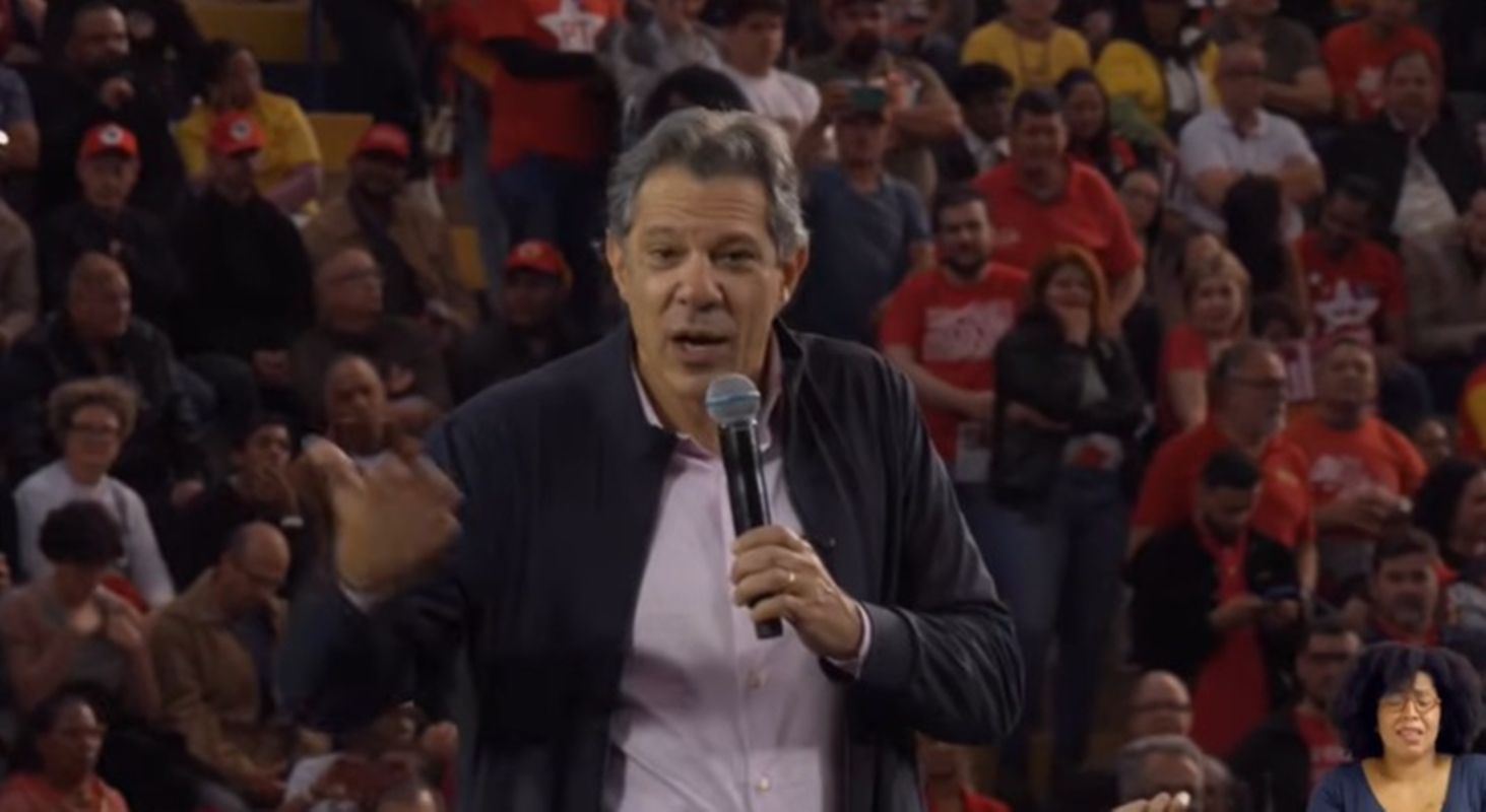 PT oficializa Haddad candidato al Gobierno de SP en evento con Lula y Alckmin