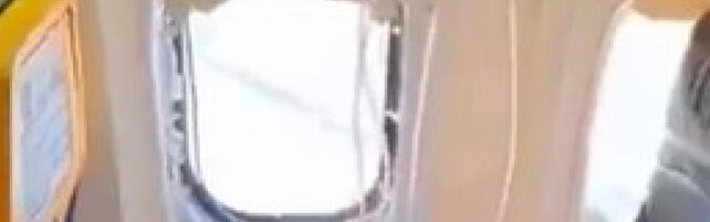 Fear on Ryanair flight to Greece, passenger risks being sucked