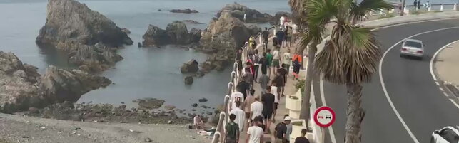 إسبانيا، فحص العينات على المسافرين القادمين من إيطاليا