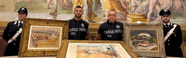 Recapturado los tres cuadros de Cezanne, Matisse y Renoir robados en Parma
