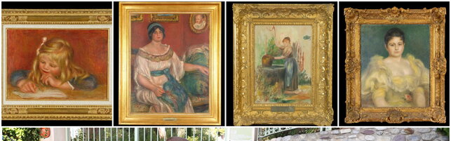 Vol au musée Renoir de Cagnes-sur-Mer, trouvé deux peintures sur quatre