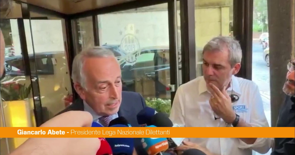 Figc, Abete "Nous ne sommes pas habitués à ces situations, à partir de projets sérieux"