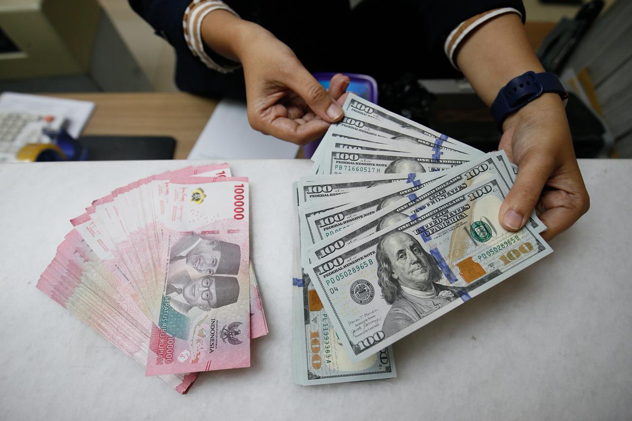 Rupiah weakened to Rp18,090 per US dollar on Monday morning.