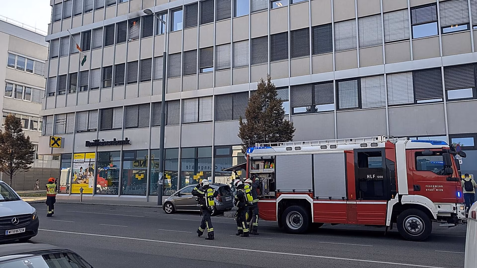 Incendie dans les immeubles à bureaux : la Muthgasse a dû être fermée