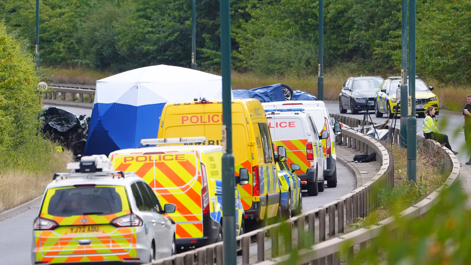 Seven people died in chase in England
