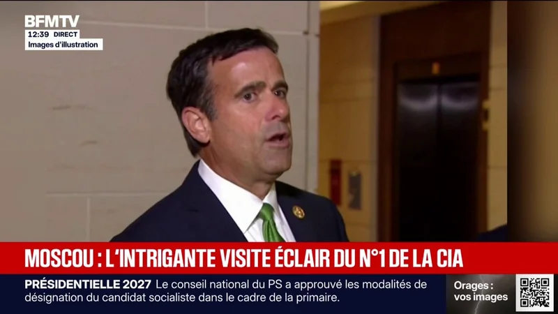 El director de la CIA John Ratcliffe conoció a los homólogos rusos en Moscú