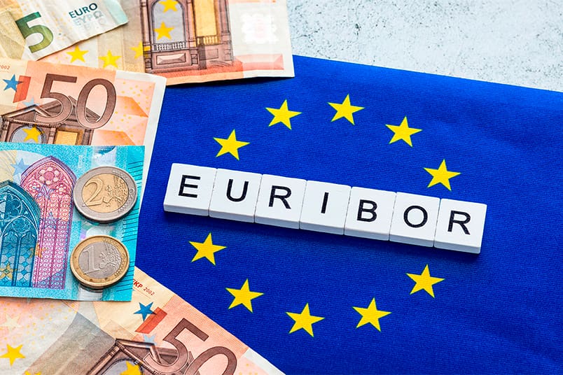 Le taux d'Euribor tombe à trois et 12 mois et augmente à six mois