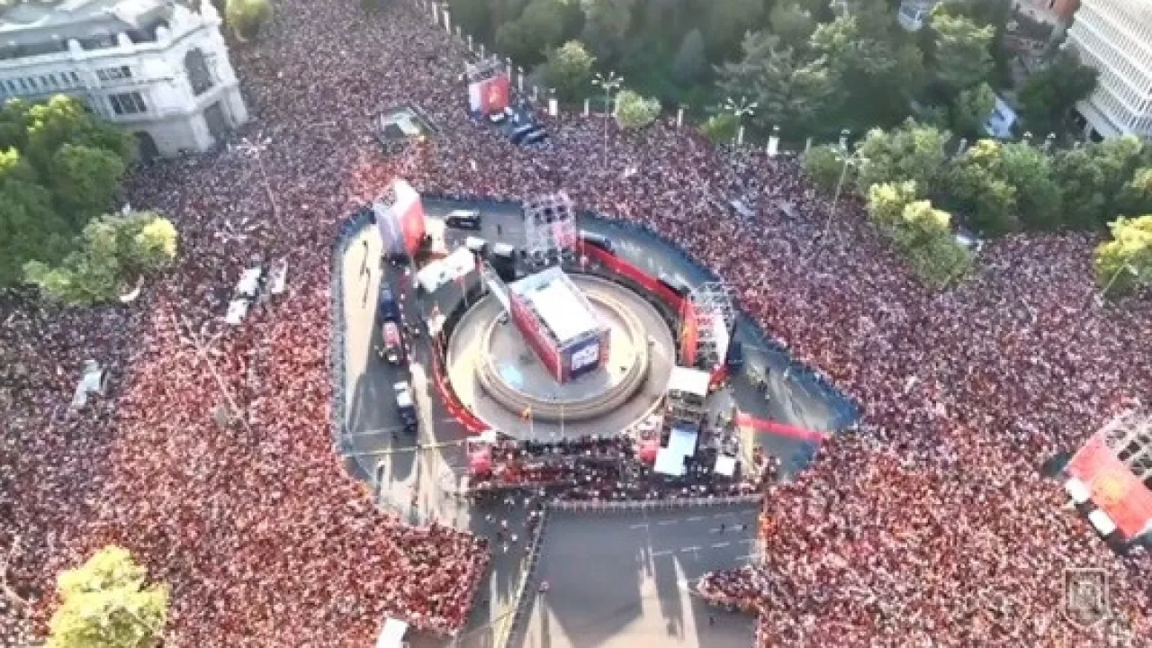 L'Espagne célèbre le titre de champion du monde de football