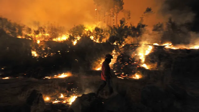 Reinforced fire-fighting device, but burned area doubled