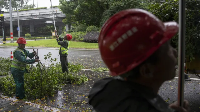 China keeps alert after typhoon Bavi hit shore in the east