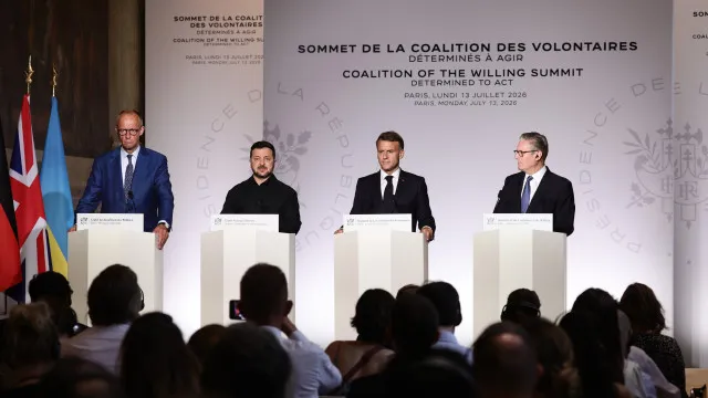 Macron announces multinational force training for Ukraine