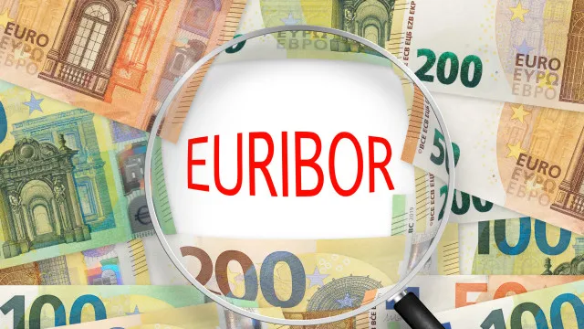 Euribor rate is down to three and six months, but up to 12 months