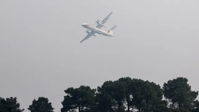Some 900 people were evacuated and road and rail traffic was stopped in the region