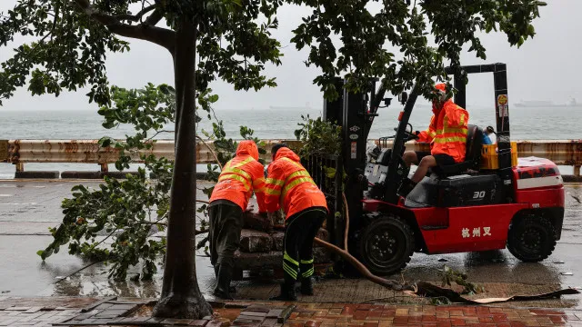 China keeps alerts before possible approach of Typhoon Dolphin