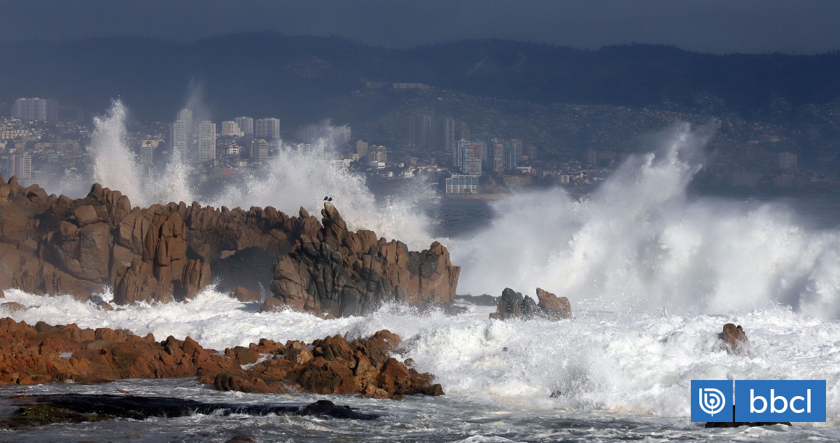 Swells announced from the Gulf of Penas to Los Vilos and in the Juan Fernández Archipelago
