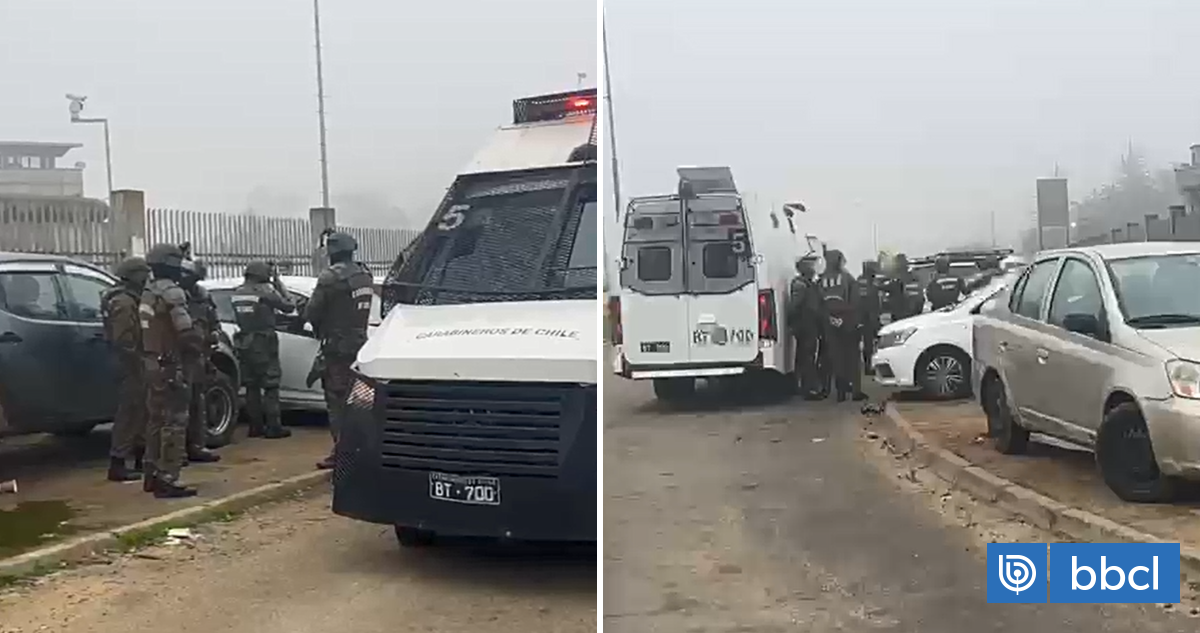 Trasladan 198 reos de Valparaiso jusqu'à la nouvelle arrestation de Talca dans le cadre du Plan Cancer