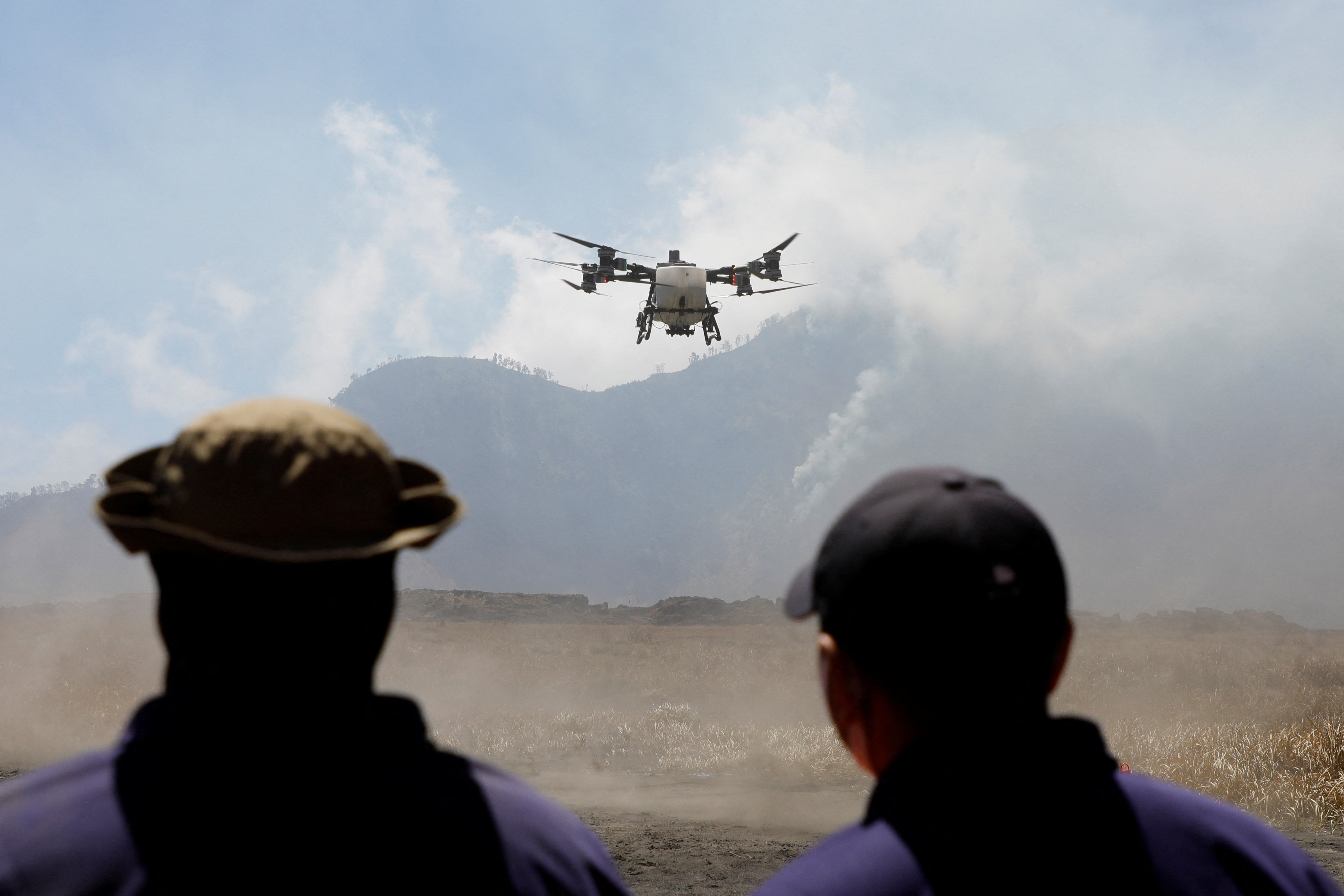 Fire near Indonesia's Mount Bromo extinguished but new hotspots emerge