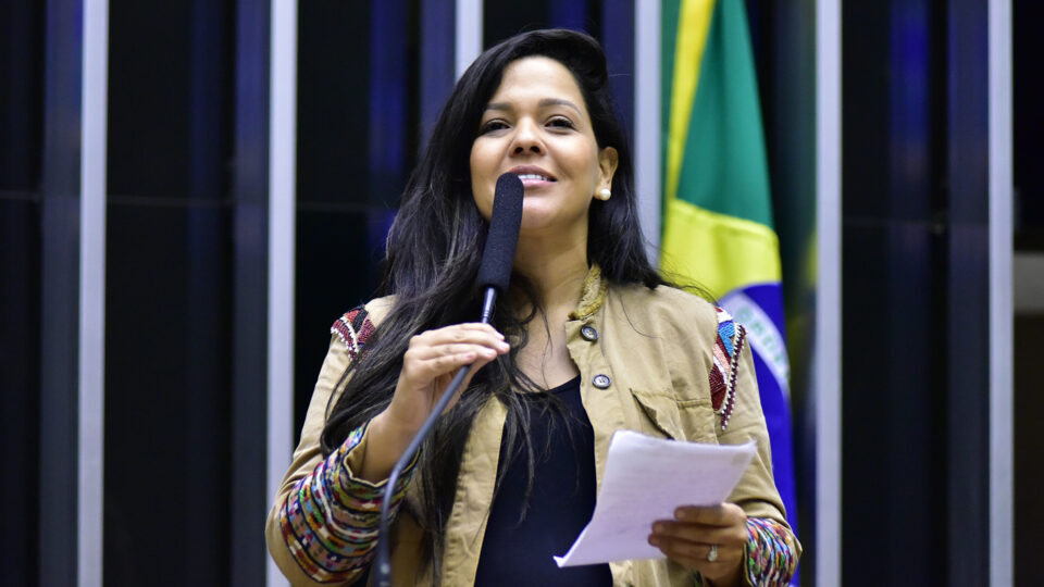 Who is Priscila Costa, involved in the conflict between Flavius and Michelle Bolsonaro