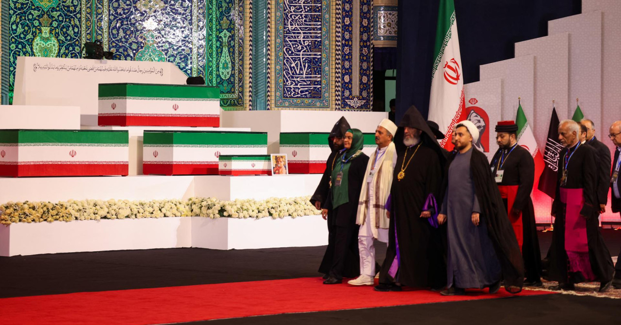 Mass funeral processions begin for the leader whose 37-year rule ended in February after a US-Israeli airstrike
