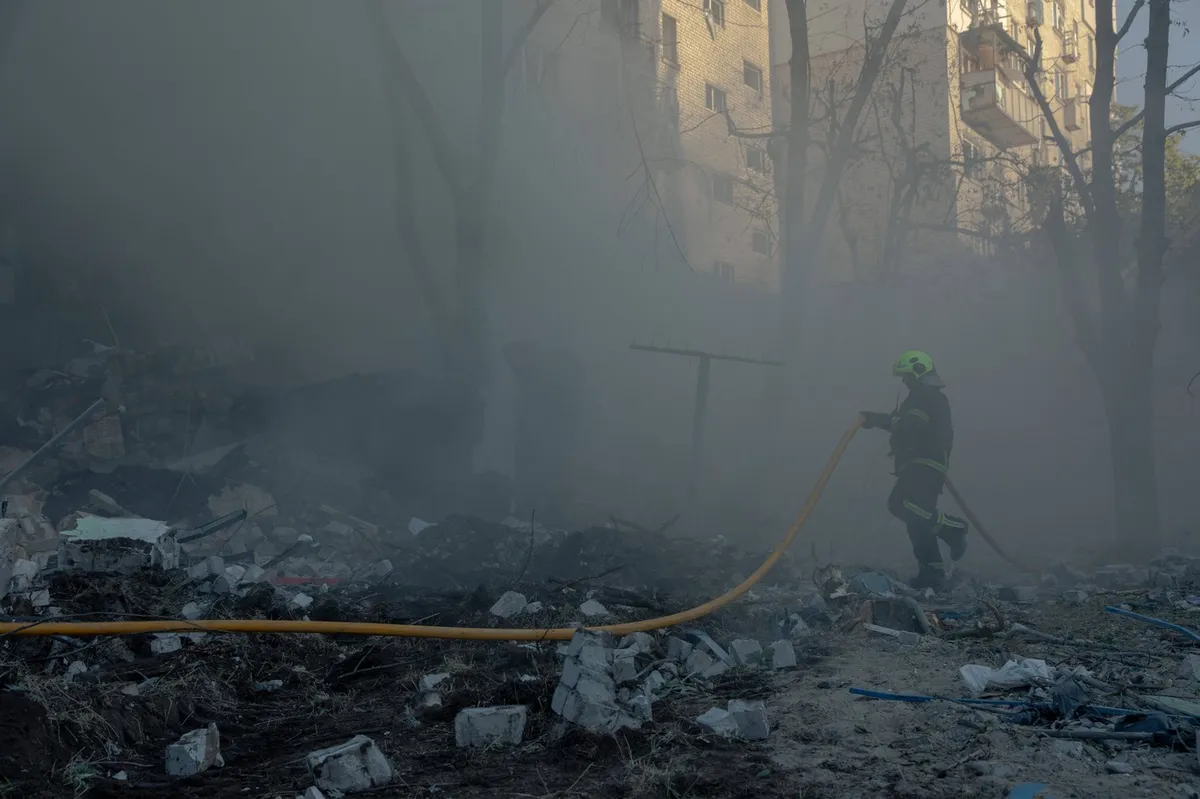 Russia launched 10 missiles, including six ballistic, and 121 drones overnight, Ukraine's air force said