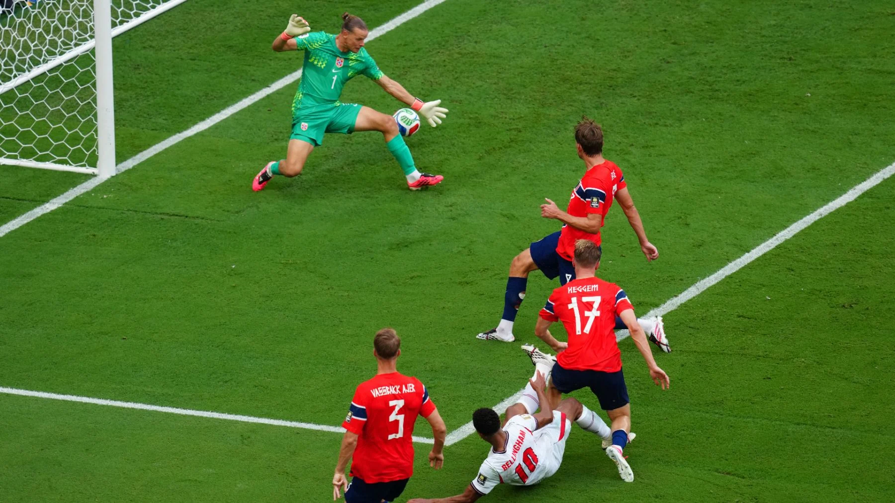 The 1-1, validated by the FIFA sensor, unleashes protests from the Norwegian selector