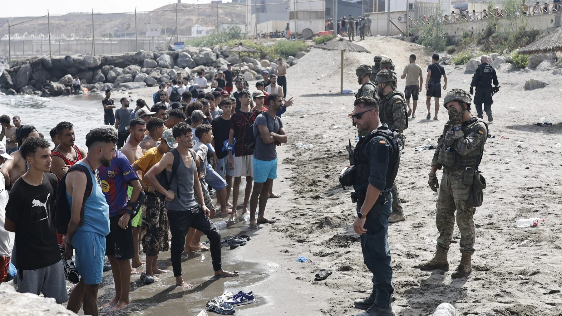 The National High Court asks the Civil Guard if there were prior warnings of the mass entry into Ceuta