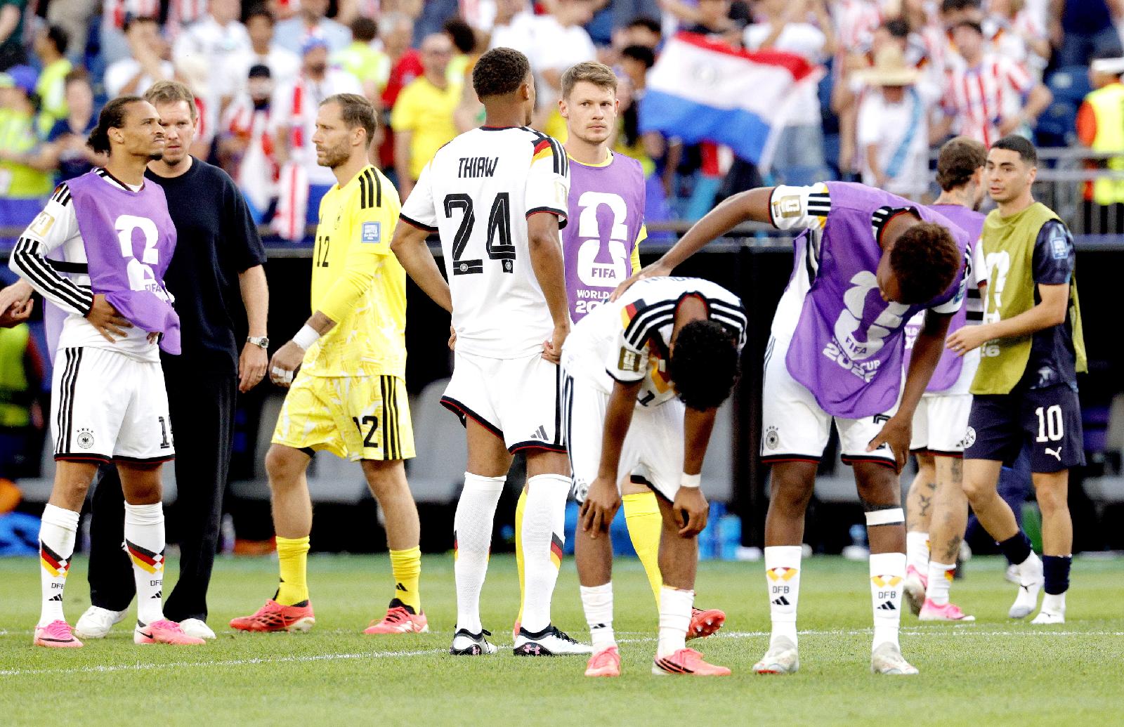 After a 1-1 draw, Paraguay won 4-3 in a shootout, with goalkeeper Orlando Hill saving two German penalties