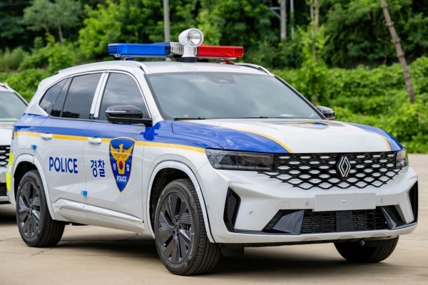 تم اختيار نموذج توربو 4WD لسيارة دورية متعددة الأغراض تابعة لشرطة كوريا