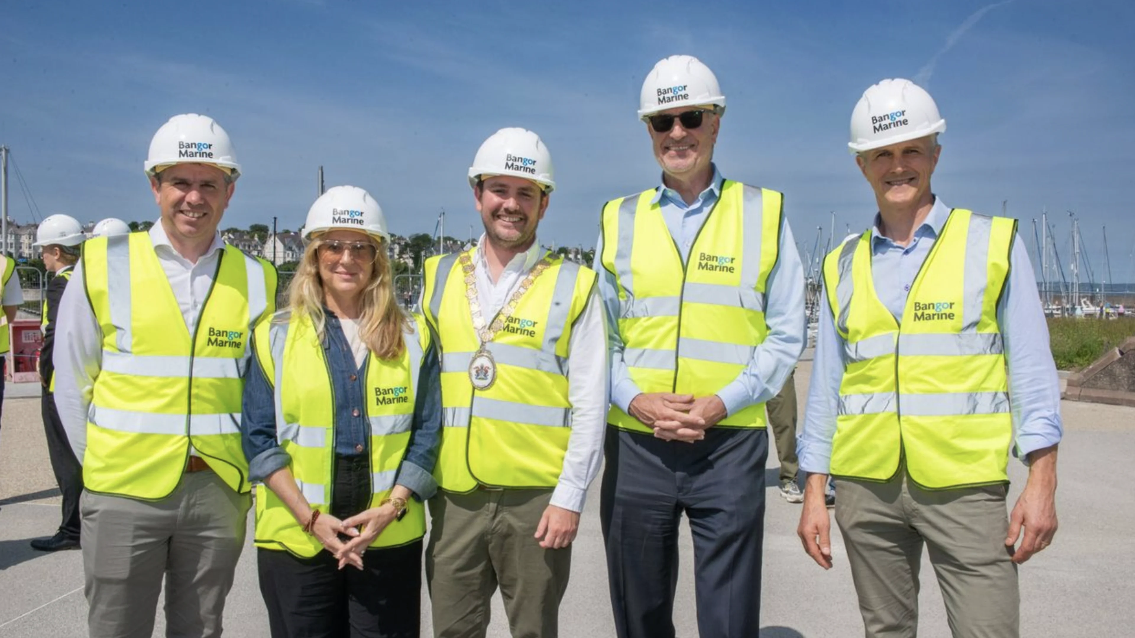 Former New York Mayor impressed by Bangor work as planning application submitted for new playground and car park