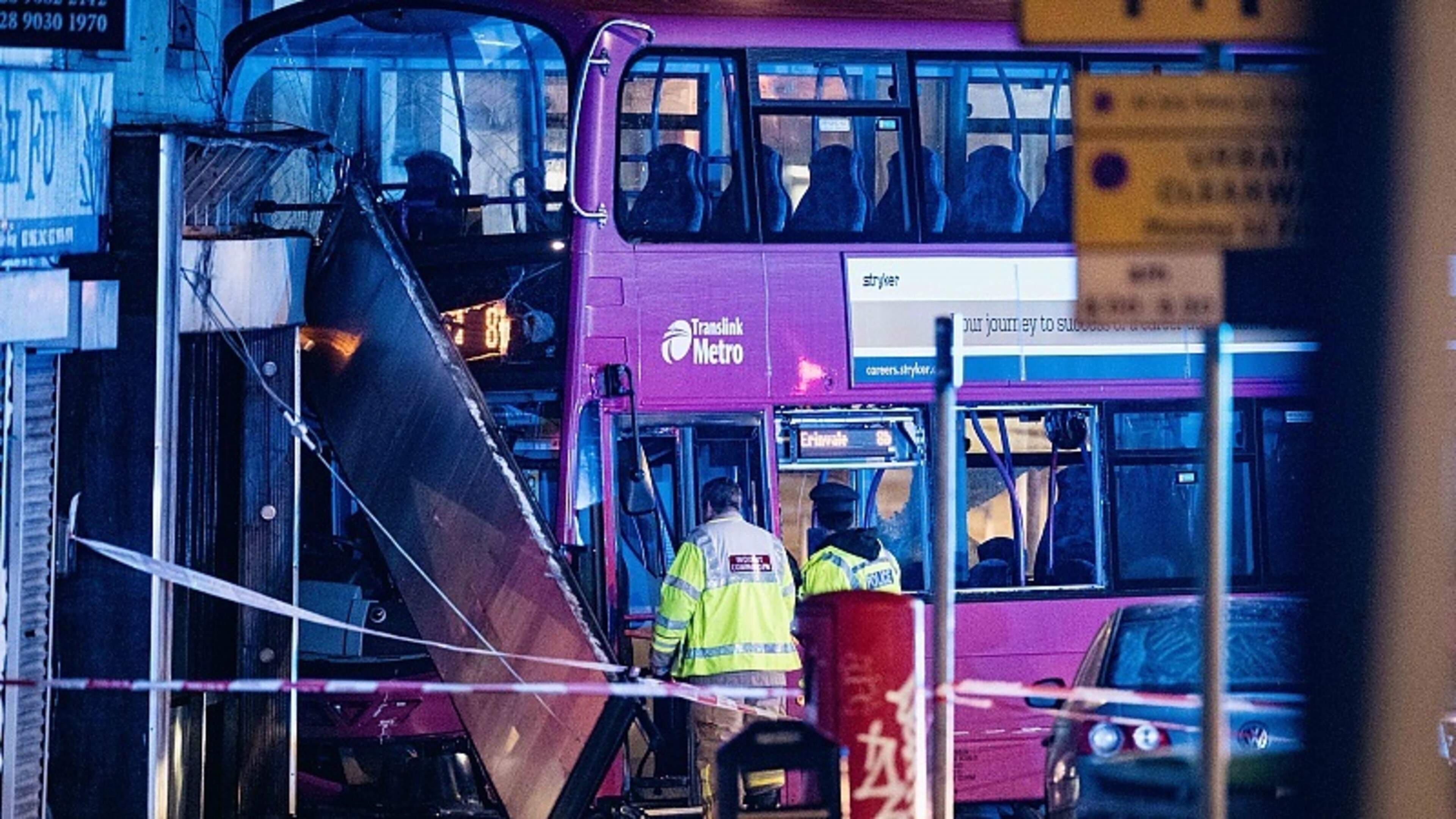 Firefighter to stand trial over alleged dangerous driving after fire engine and bus crash in Belfast