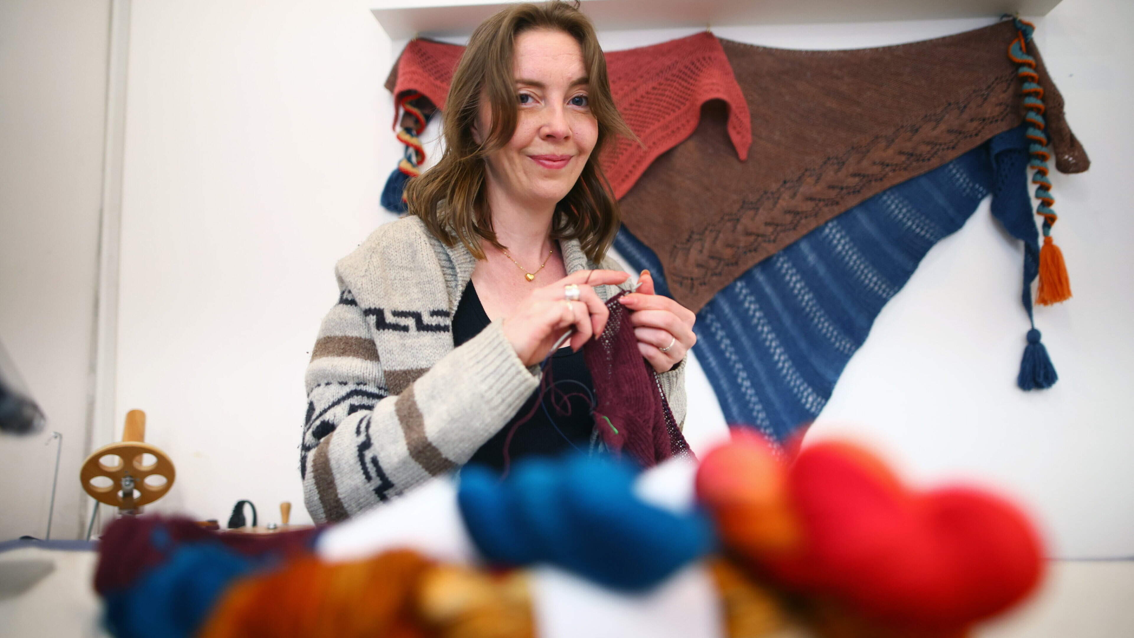 ‘The younger generation is getting into knitting’: Meet the Canadian who opened a yarn shop in Belfast... and created a crafting hub