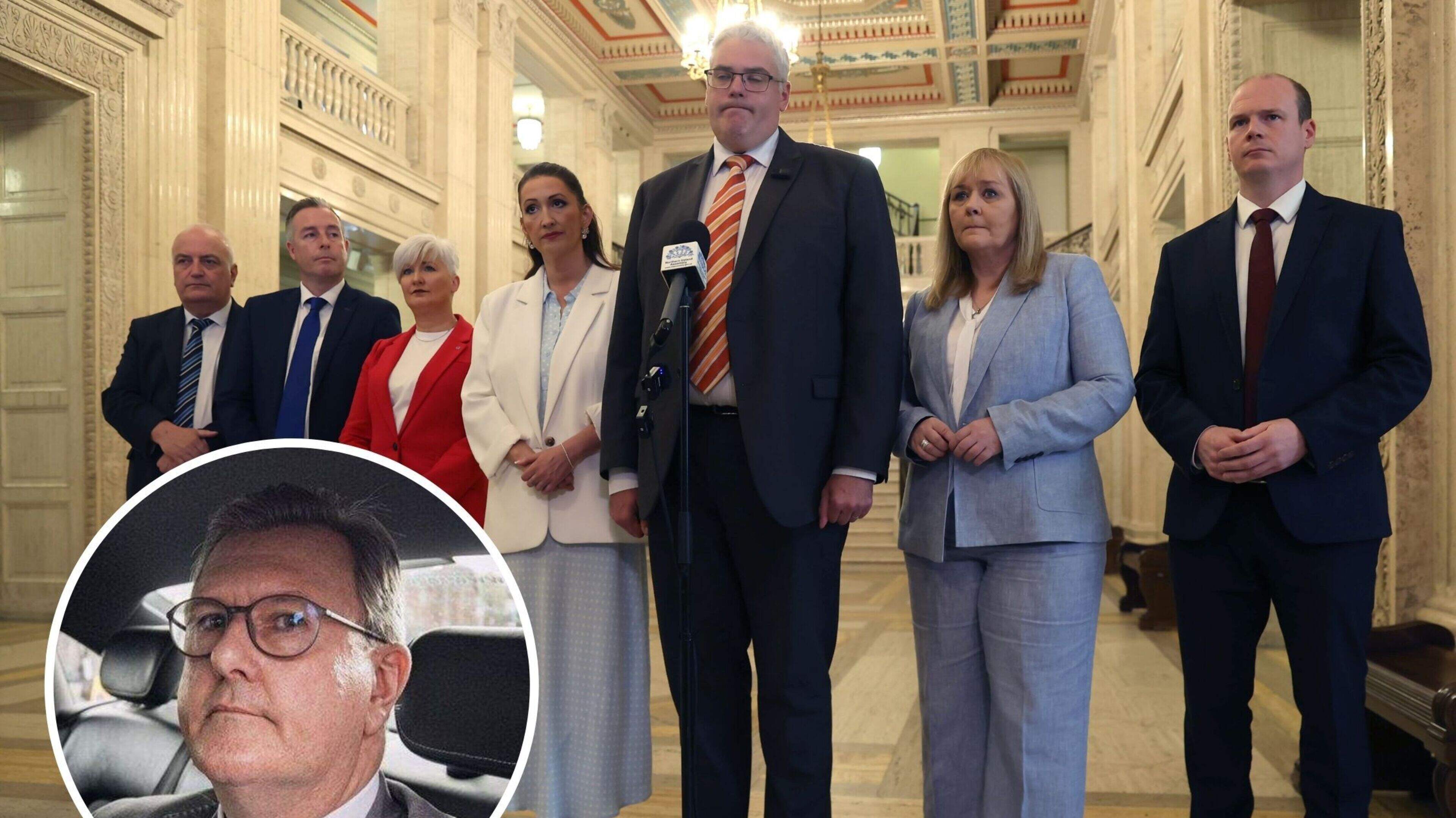‘Heinous’ Jeffrey Donaldson case will cause ‘profound damage’ to DUP, top academic says