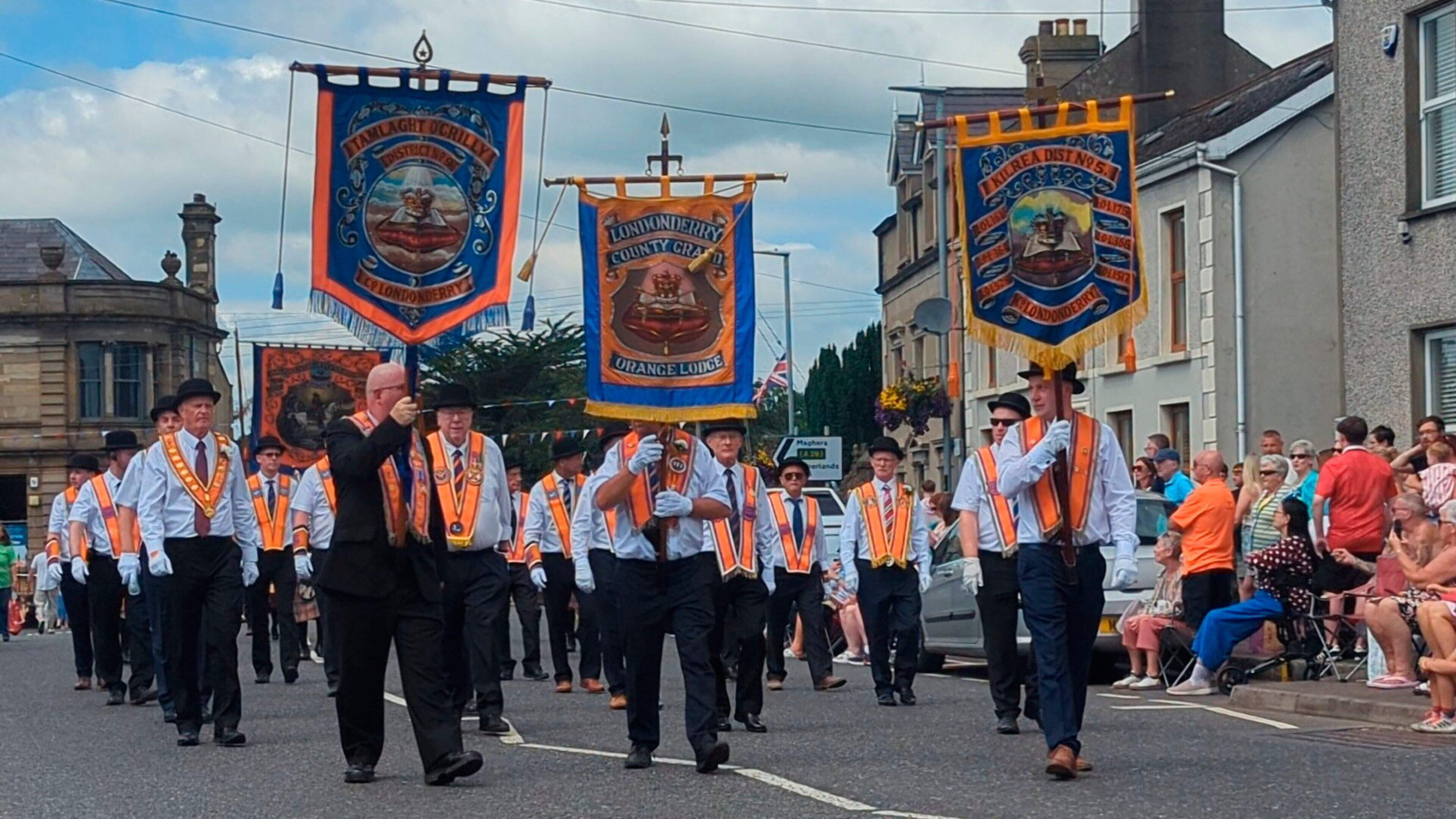 The Twelfth in Kilrea: ‘It’s absolutely sweltering, so we are suffering a wee bit’