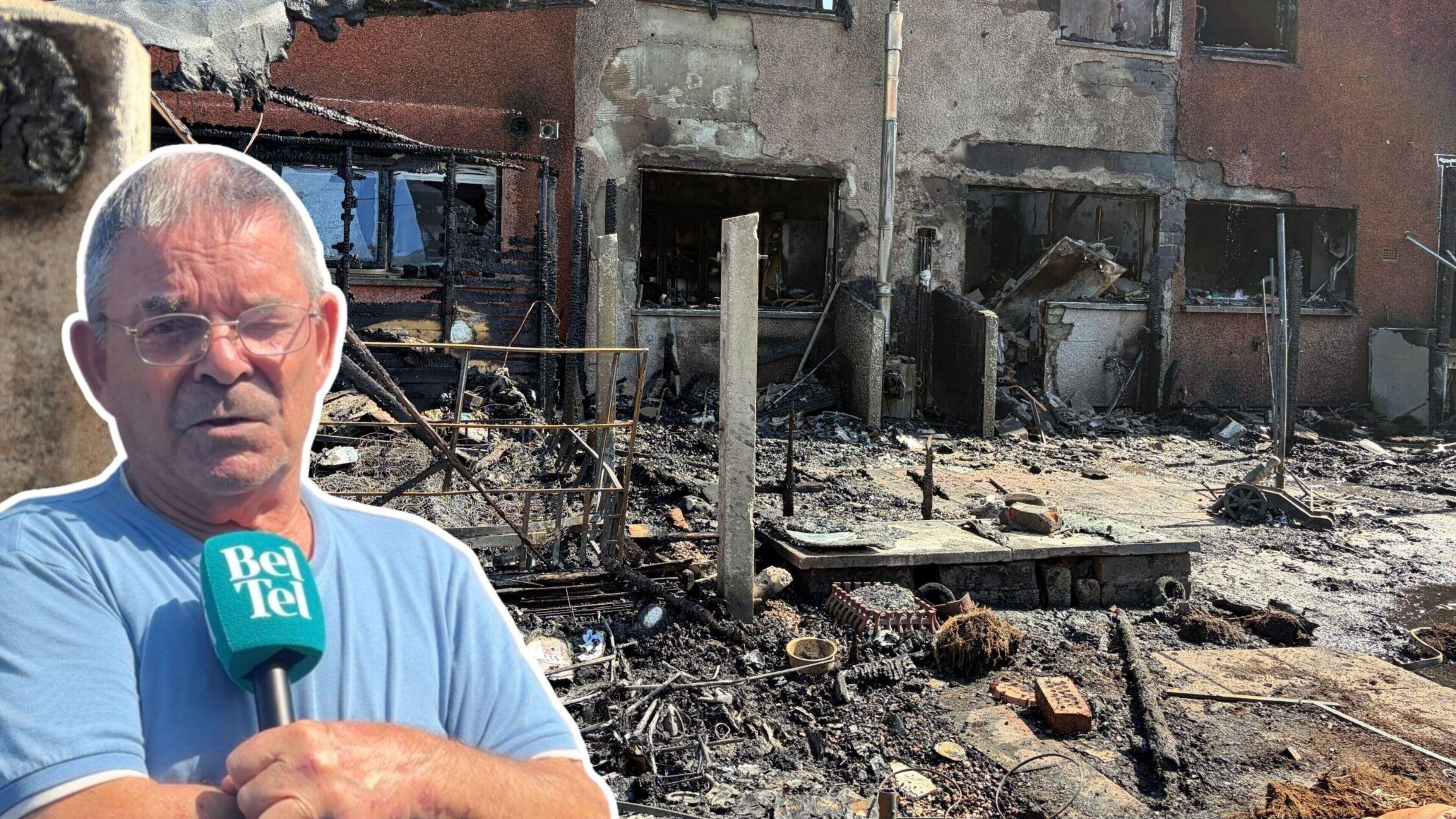 ‘I have lost everything’: Homeowner devastated after house destroyed following Eleventh night bonfire