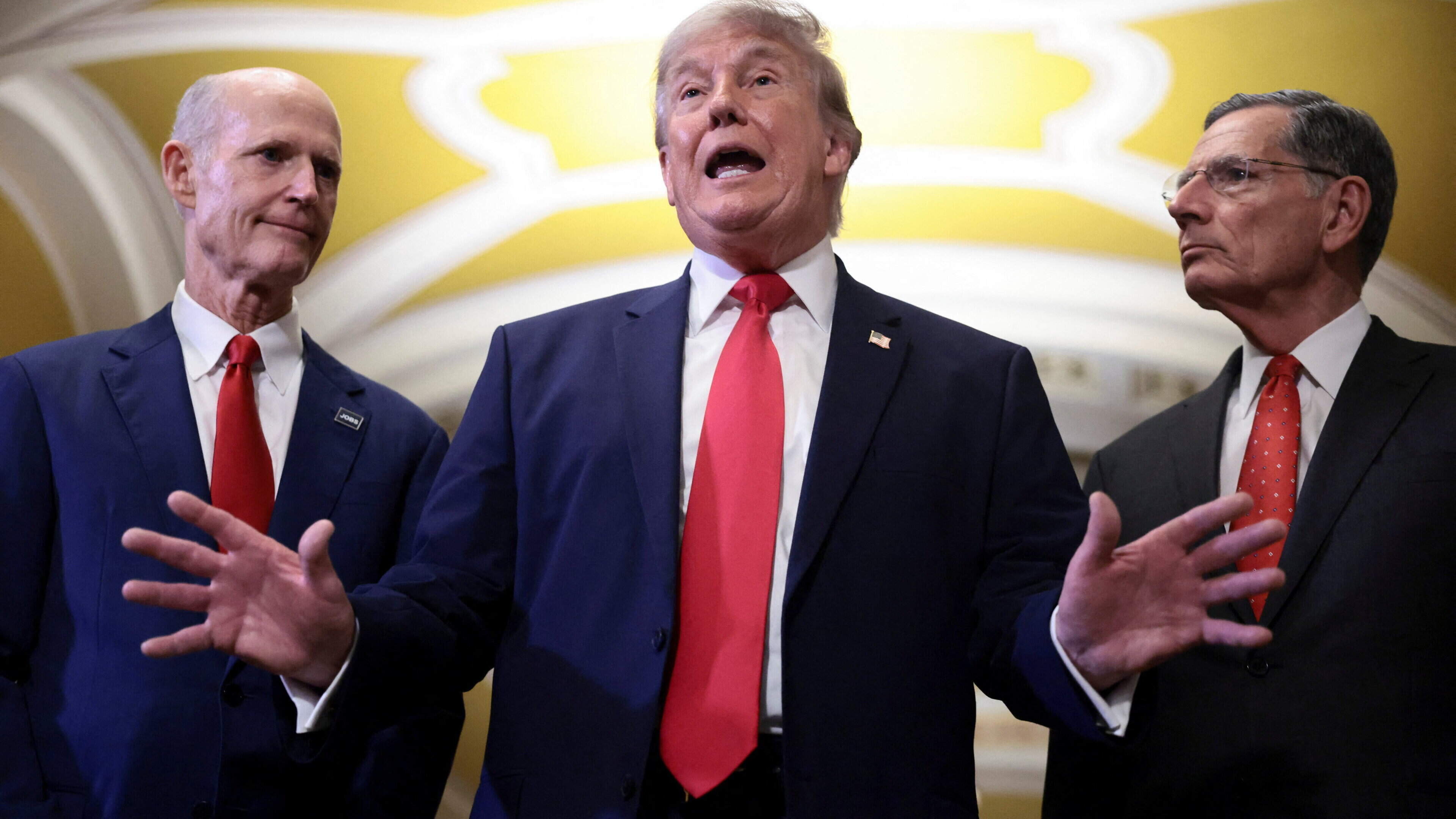 Trump has testy meeting with GOP senators, telling Cassidy to sit down