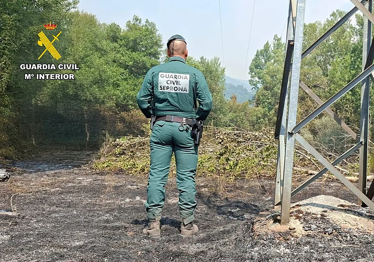 Prison for a woman arrested for arson in Vega de Espinareda León
