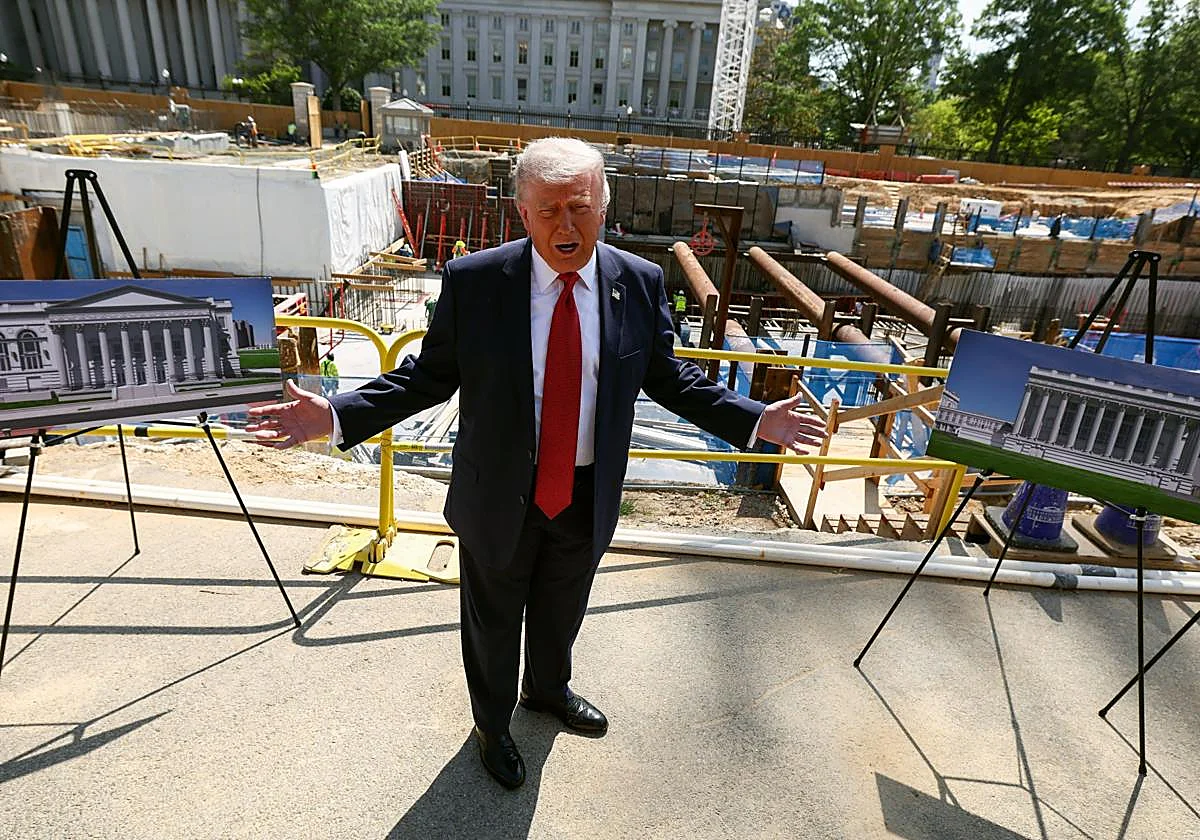 Supreme Court of the United States authorizes to resume works of the ballroom in the White House