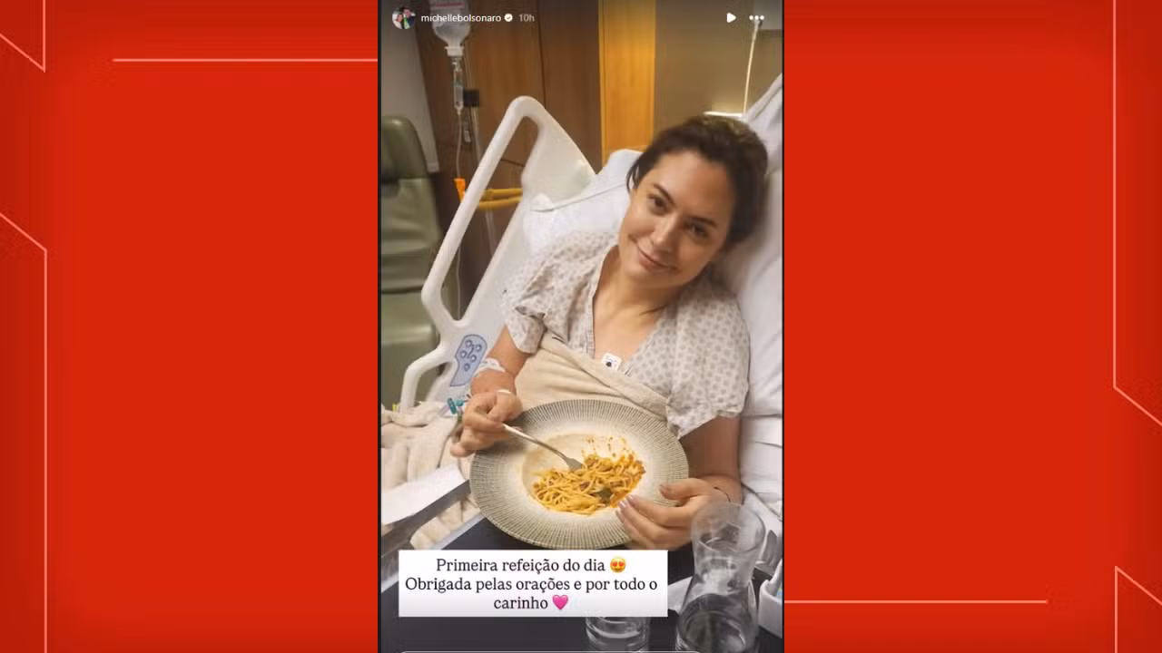 Who is taking care of Bolsonaro during Michelle's hospitalization