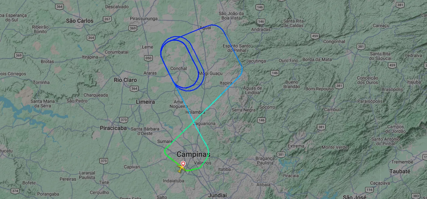 AUDIUM: failure in hydraulic system makes plane return to Viracopos after take off towards Manaus