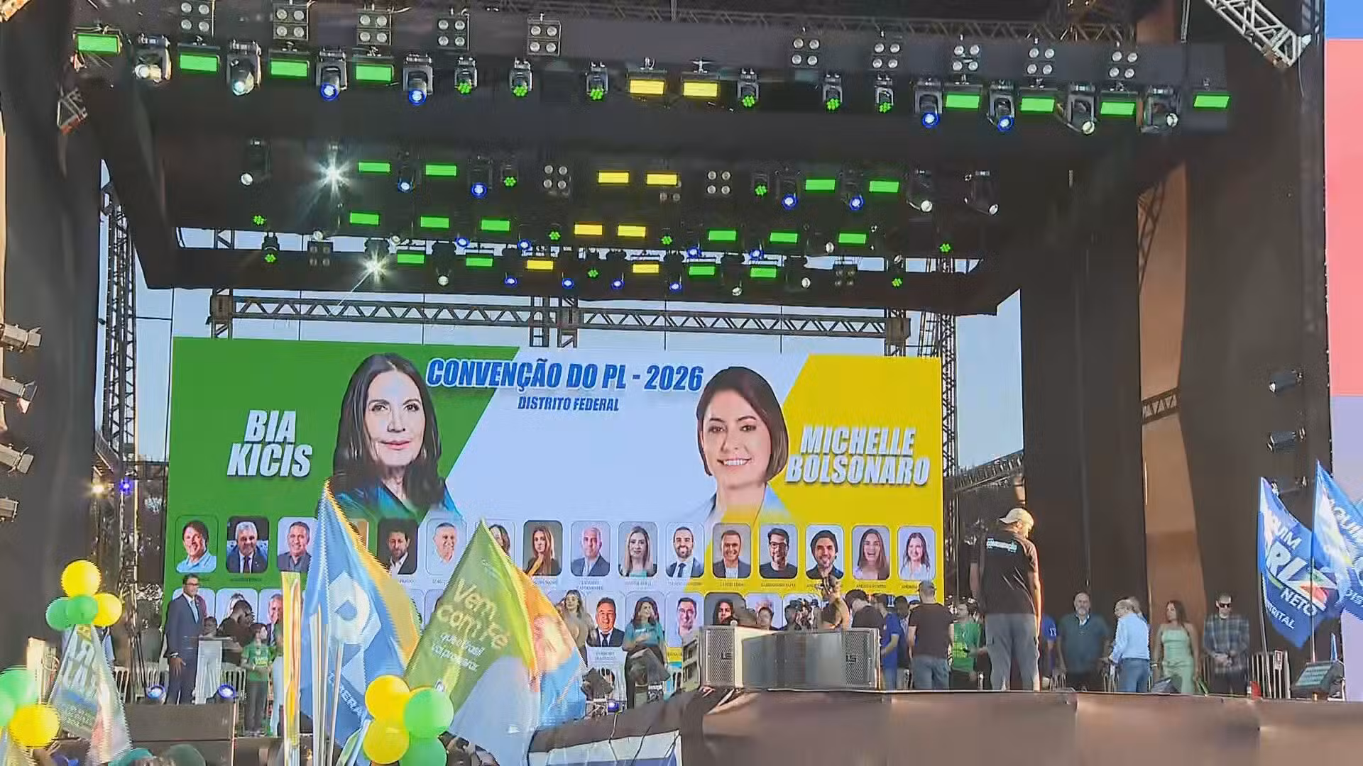 Michelle Bolsonaro es oficializada como candidata al Senado por el DF