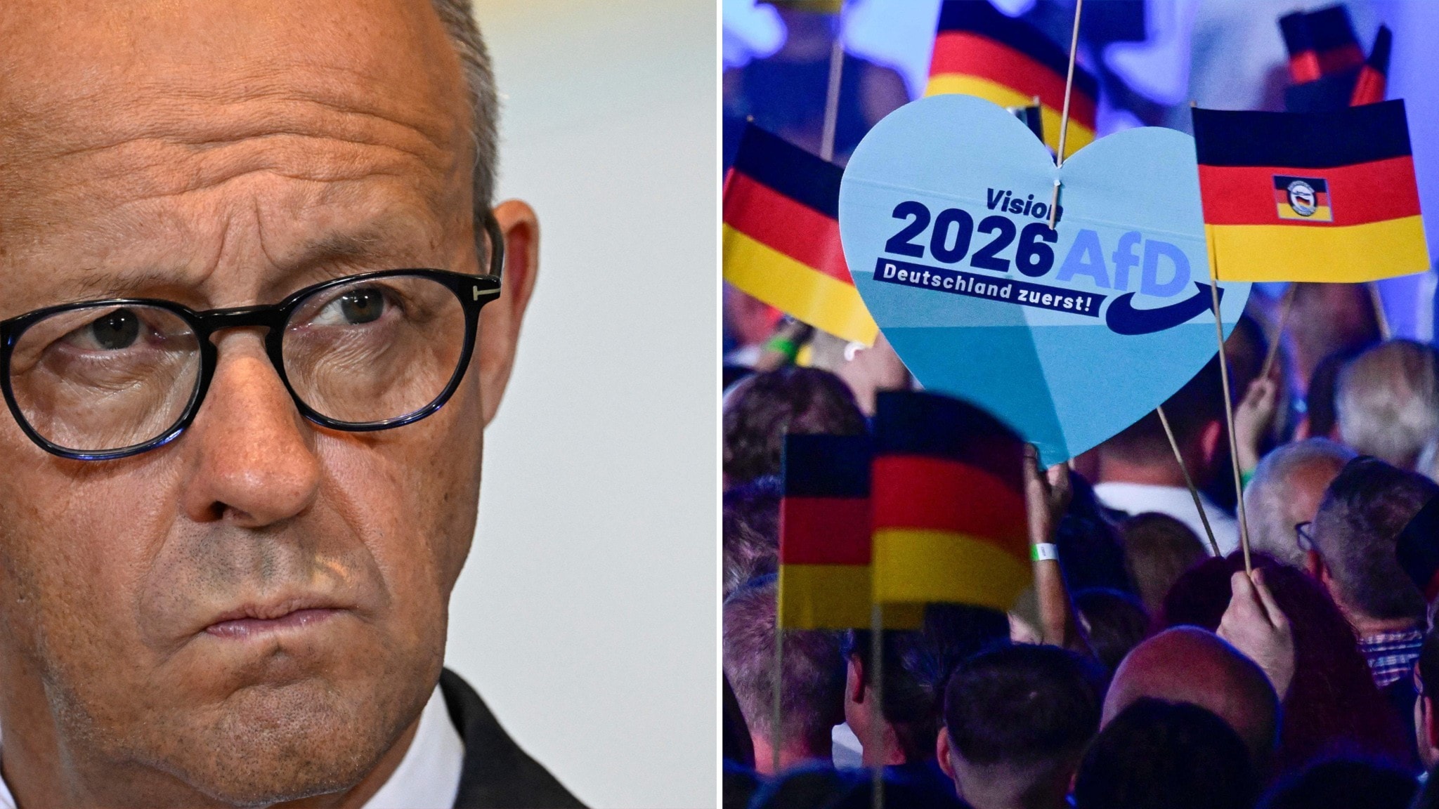 La AFD podría convertirse en la más grande en el este – el partido de Merz dividido