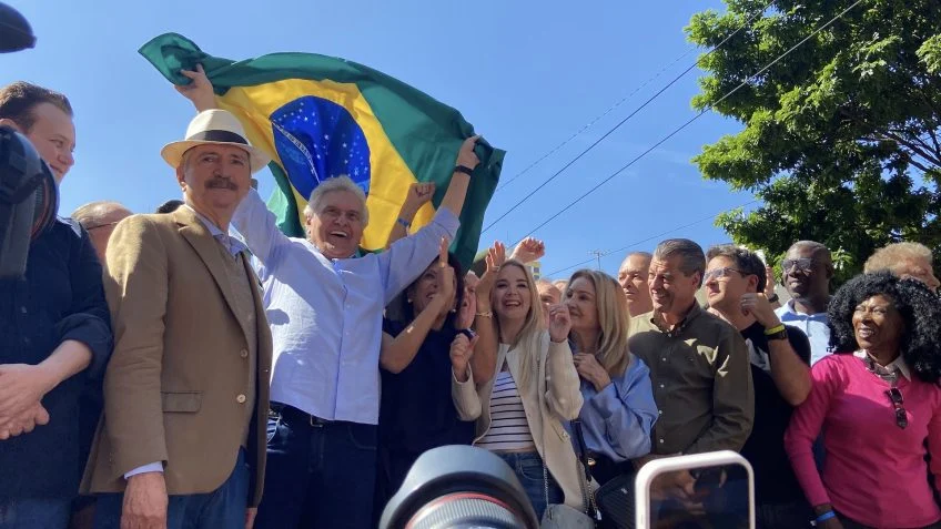 Ce n'est pas une élection de rejet, dit Caiado sur Lula et Flavio