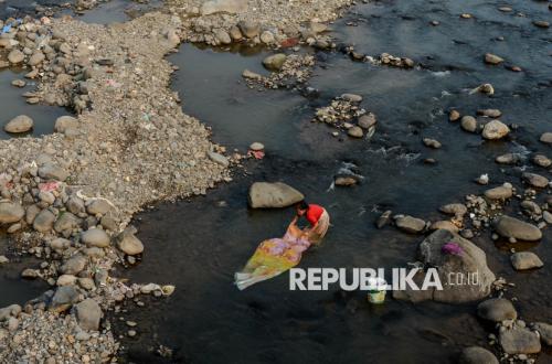 Lebak en alerte sécheresse, le débit de la rivière Ciberang diminue
