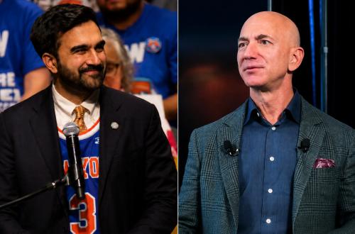 El plan del candidato a la alcaldía de Nueva York apunta a los multimillonarios, lo que genera una advertencia del fundador de Amazon, Jeff Bezos