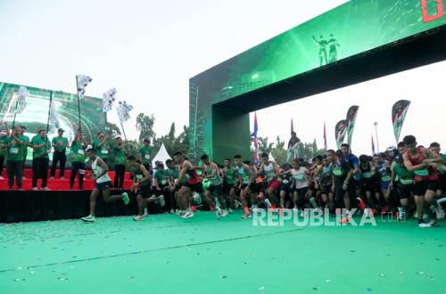 Kostrad Run 2026 took place festively, 10,000 runners packed Monas