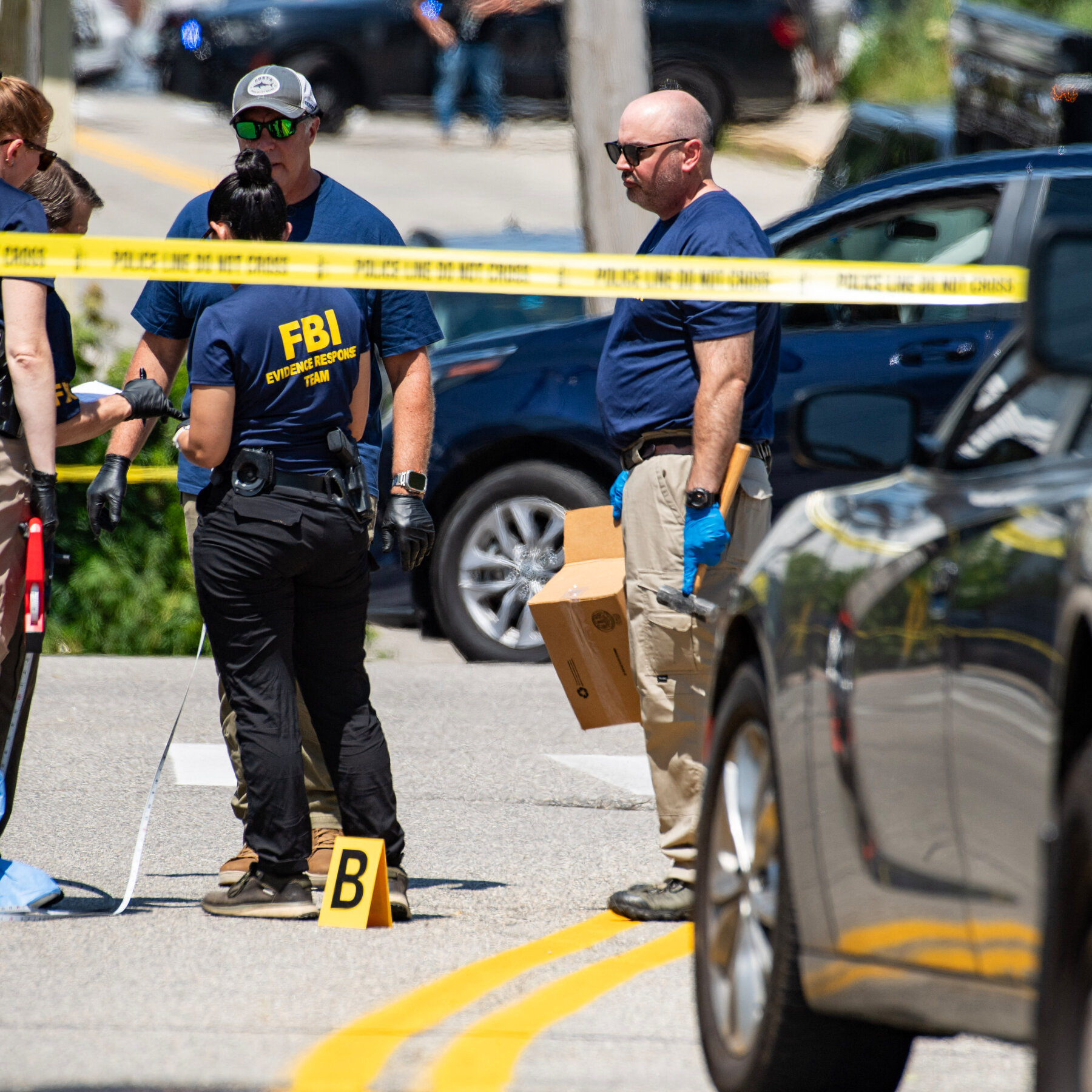 The shooting occurred in Biddeford, Maine, and state police are investigating alongside the Department of Public Safety