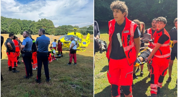Relámpagos en Monte Livata: grave un niño