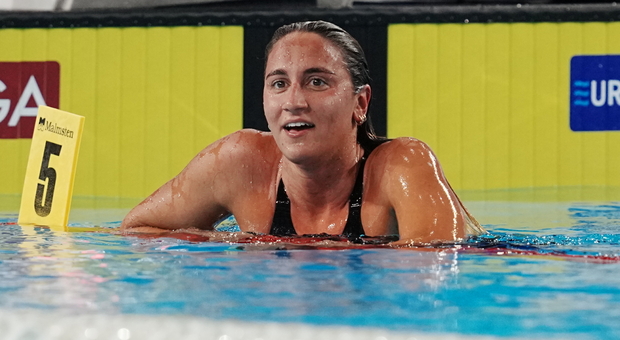 Who is Simona Quadarella, gold in 1500 free style to European swimming