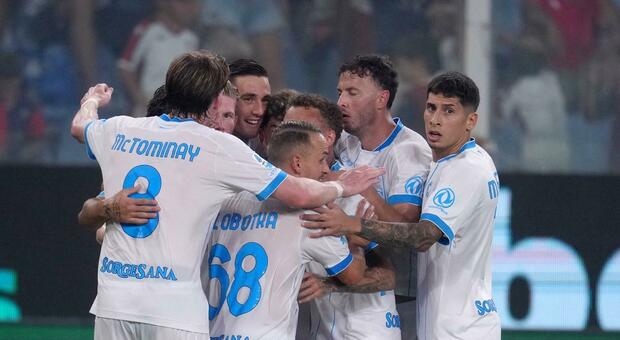 Gênes-Napoli 0-2, De Bruyne plus Vergara et est parti: Allegri gagne en premier